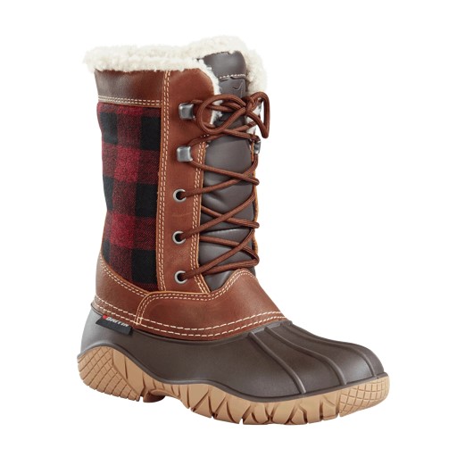 BAFFIN WOMEN'S JASPER - RED/BLACK PLAID 