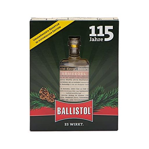 BALLISTOL 115 YEAR GLASS BOTTLE