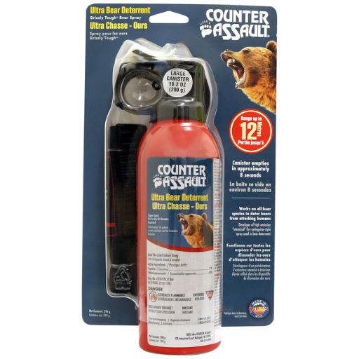 COUNTER ASSAULT BEAR SPRAY 290G WITH HOLSTER