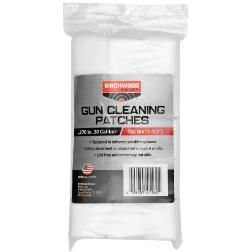 BIRCHWOOD GUN CLEANING PATCHES 270 - 30 CAL