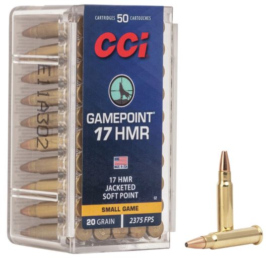 CCI 17HMR 20GR GAMEPOINT JSP