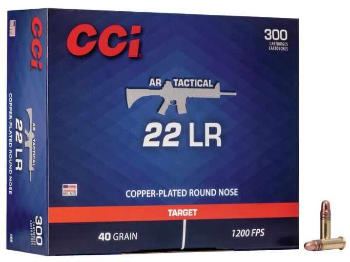 CCI AR TACTICAL 22LR CPRN 40GR - 300 ROUNDS