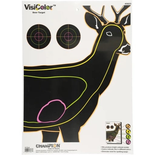 CHAMPION VISICOLOR DEER TARGET 