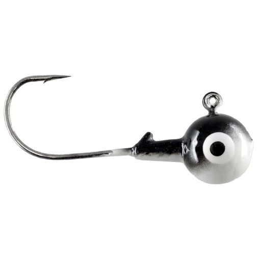CHUBBS LRES ROUND JIG 1/4 OZ - BLACK/WHITE