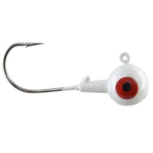 CHUBBS LURES ROUND JIG 3/8 OZ - WHITE