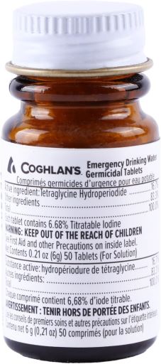 COGHLAN'S EMERGENCY DRINKING WATER TABLETS 