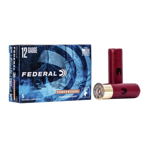 FEDERAL POWER-SHOK BUCKSHOT 12 GA