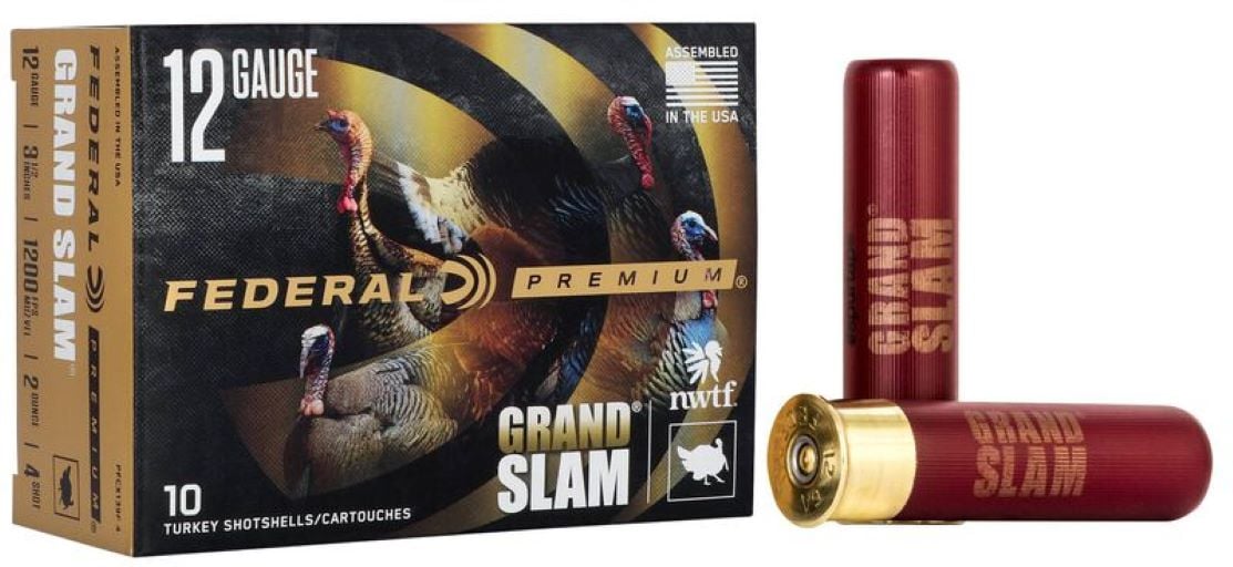 FEDERAL PREMIUM GRAND SLAM 12 GA 3.5" 2 OZ #4 SHOT 