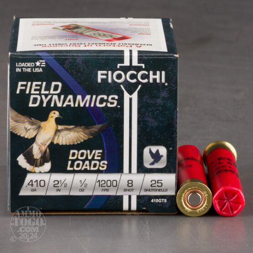 FIOCCHI DOVE LOAD 410 GA 2.5" 1/2 OZ