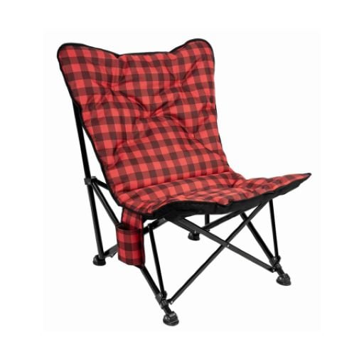 KUMA AURORA PADDED CHAIR - BLACK/RED