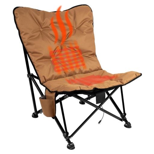 KUMA AURORA PADDED HEATED CHAIR - SIERRA/ BLACK