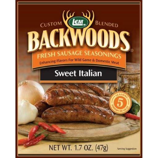 LEM BACKWOODS FRESH SAUSAGE SEASONING - MAKES 5LBS