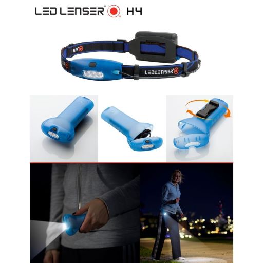 LENSER H4  LED 3 IN 1 HEADLAMP WITH CASE