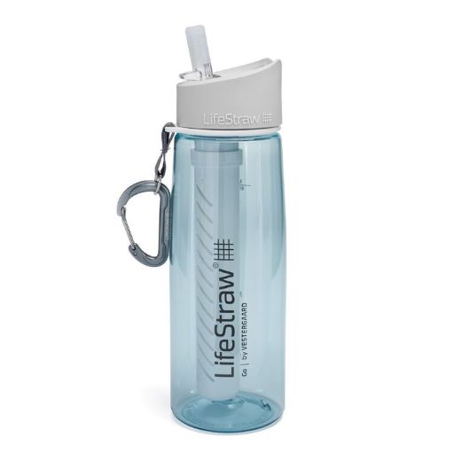 LIFESTRAW GO WATER BOTTLE WITH FILTER 2 - LIGHT BLUE