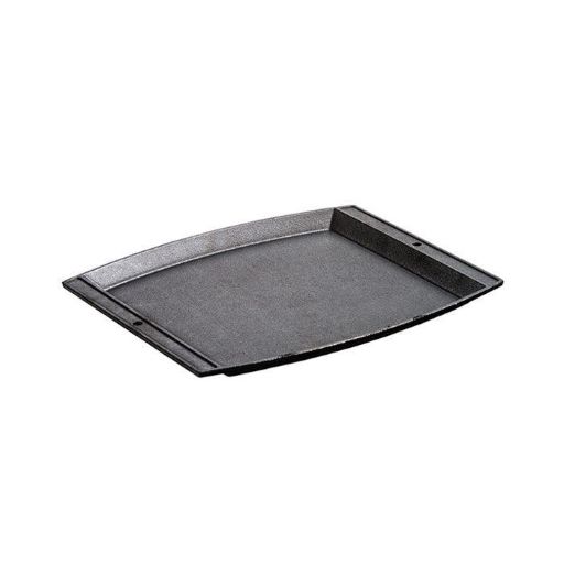 LODGE CAST IRON RECTANGULAR GRIDDLE 15" X 12"