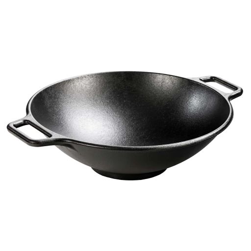 LODGE CAST IRON WOK 14``