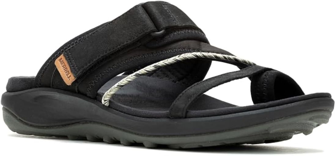 MERRELL  WOMEN'S TERRAN SLIDE 4 - BLACK - WIDE