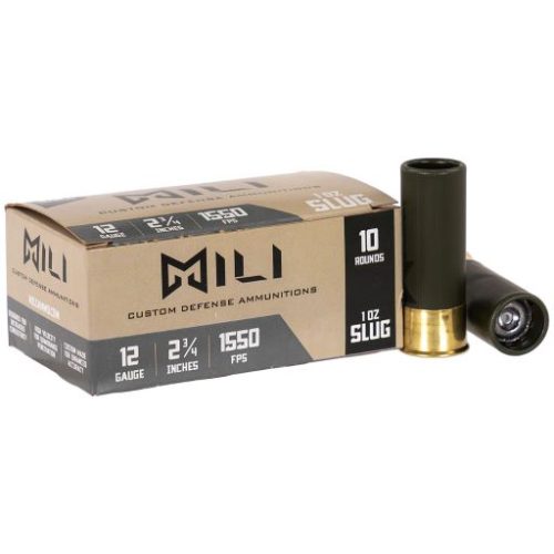 MILI RIFLED SLUG 12 GA 2.75" 1 OZ 