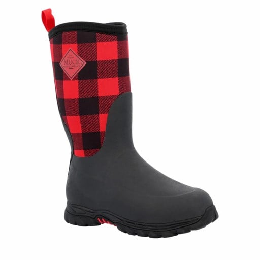 MUCK KID'S RUGGED II - BLACK/BUFFALO PLAID 