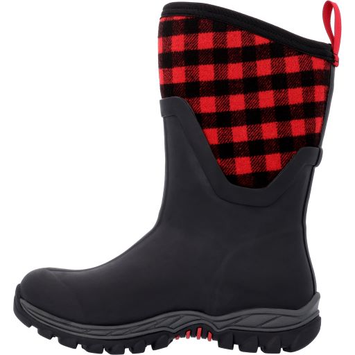 MUCK WOMEN'S ARCTIC SPORT II MID - RED/BLACK PLAID - Image 2