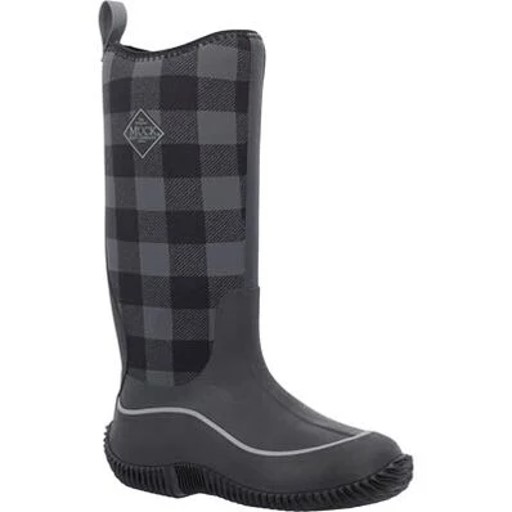 MUCK WOMEN'S HALE - BLACK/GREY PLAID 