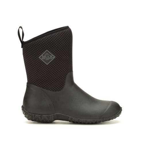 MUCK WOMENS MUCKSTER II MID - BLACK/ROSE PRINT - Image 3