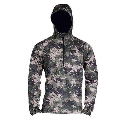 OFF THE GRID MID MERINO 1/4 ZIP HOODIE - Image 2