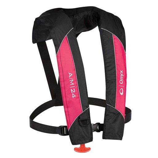 ONYX AUTO/MANUAL WOMEN'S INFLATABLE LIFE JACKET - PINK