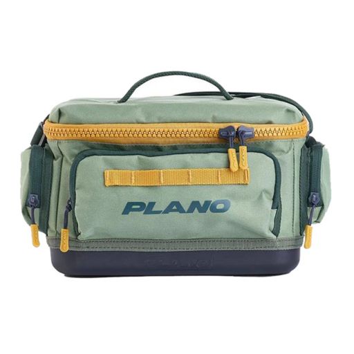 PLANO WEEKEND TACKLE BOX - ARMY GREEN/YELLOW