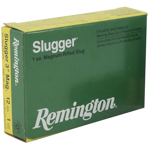 REMINGTON SLUGGER 12 GA 3" 1 OZ RIFLED SLUG 