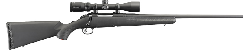 RUGER AMERICAN RIFLE W/ VORTEX CROSSFIRE II RIFLESCOPE