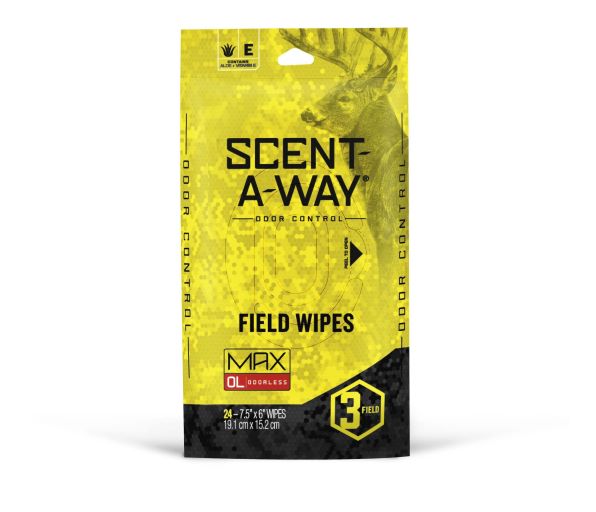 SCENT-A-WAY MAX ODORLESS WIPES 