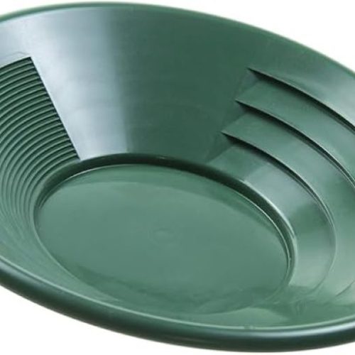 SE GREEN GOLD PAN - PLASTIC BODY - DUAL RIFFLES