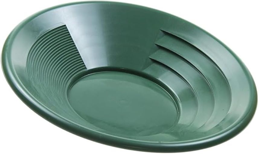 SE GREEN GOLD PAN - PLASTIC BODY - DUAL RIFFLES