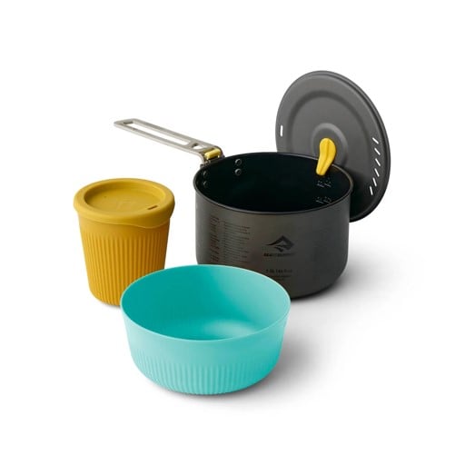 SEA TO SUMMIT FRONTIER ULTRALIGHT 1.3L POT COOK SET - 3 PIECE