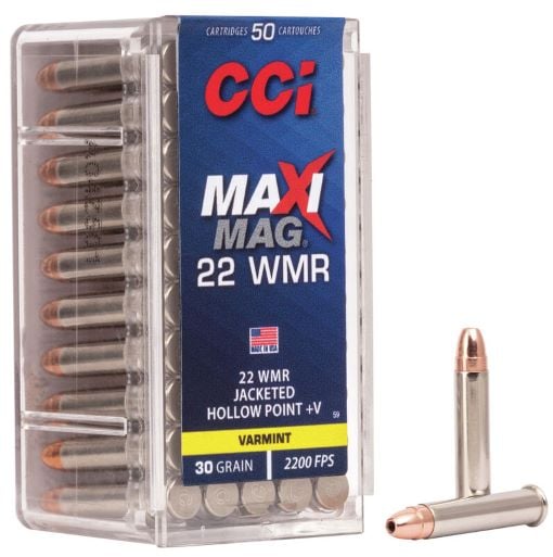 CCI 22 WMR HP+V MAXI-MAG 30GR