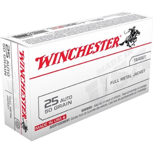 WINCHESTER 25 AUTO 50 GR.