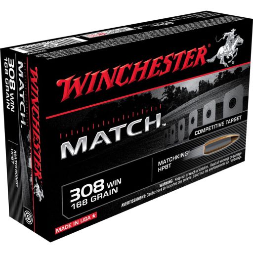 WINCHESTER 308 MATCHKING 168GR