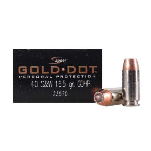 SPEER GOLD DOT  40S&W 165GR
