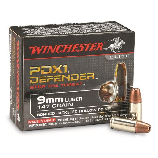 WINCHESTER SUPREME BONDED PDX-1 40S&W 165GR