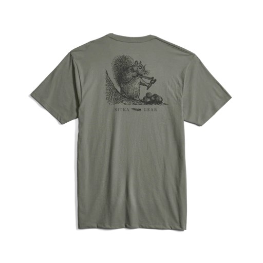 SITKA ACORN ASSASSIN TEE - HERB GREEN 