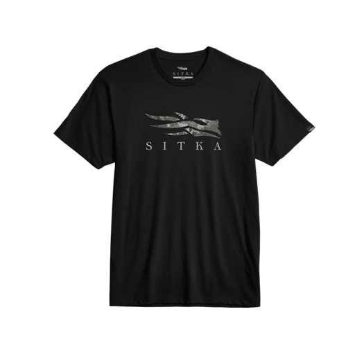 SITKA ICON OPTIFADE TEE - BLACK ELEVATED II 