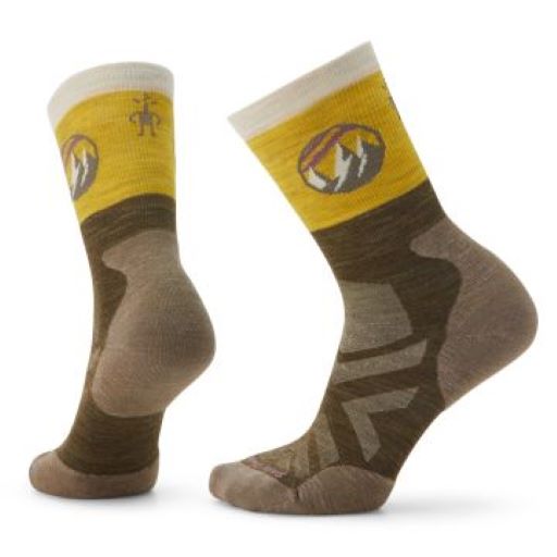 SMARTWOOL WOMEN'S ATHLETE EDITION APPROACH CREW SOCK - MILITARY OLIVE