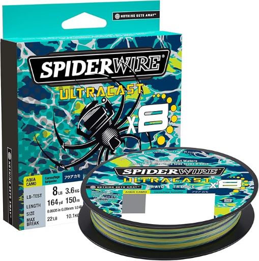 SPIDERWIRE ULTRACAST BRAID LINE - 65 LB