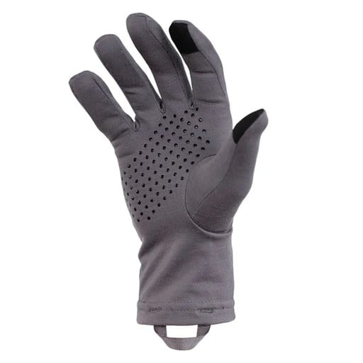 STONE GLACIER CHINOOK MERINO GLOVES - GRANITE GREY  - Image 2