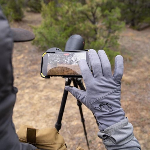 STONE GLACIER CHINOOK MERINO GLOVES - GRANITE GREY  - Image 3