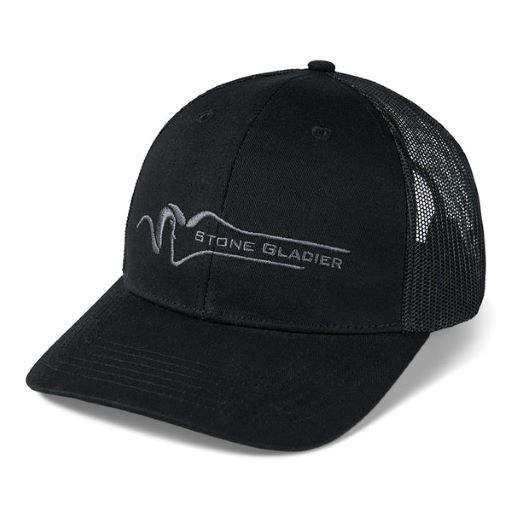 STONE GLACIER CLASSIC TRUCKER HAT - BLACK