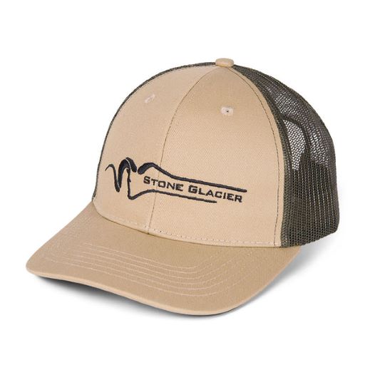 STONE GLACIER CLASSIC TRUCKER HAT - KHAKI