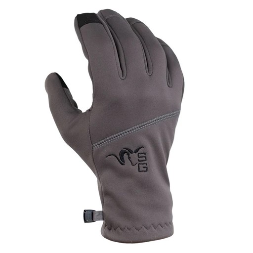STONE GLACIER GRAUPEL FLEECE GLOVES - GRANITE GREY