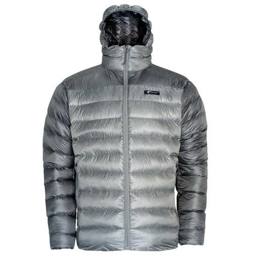 STONE GLACIER GRUMMAN DOWN JACKET - STONE GREY 